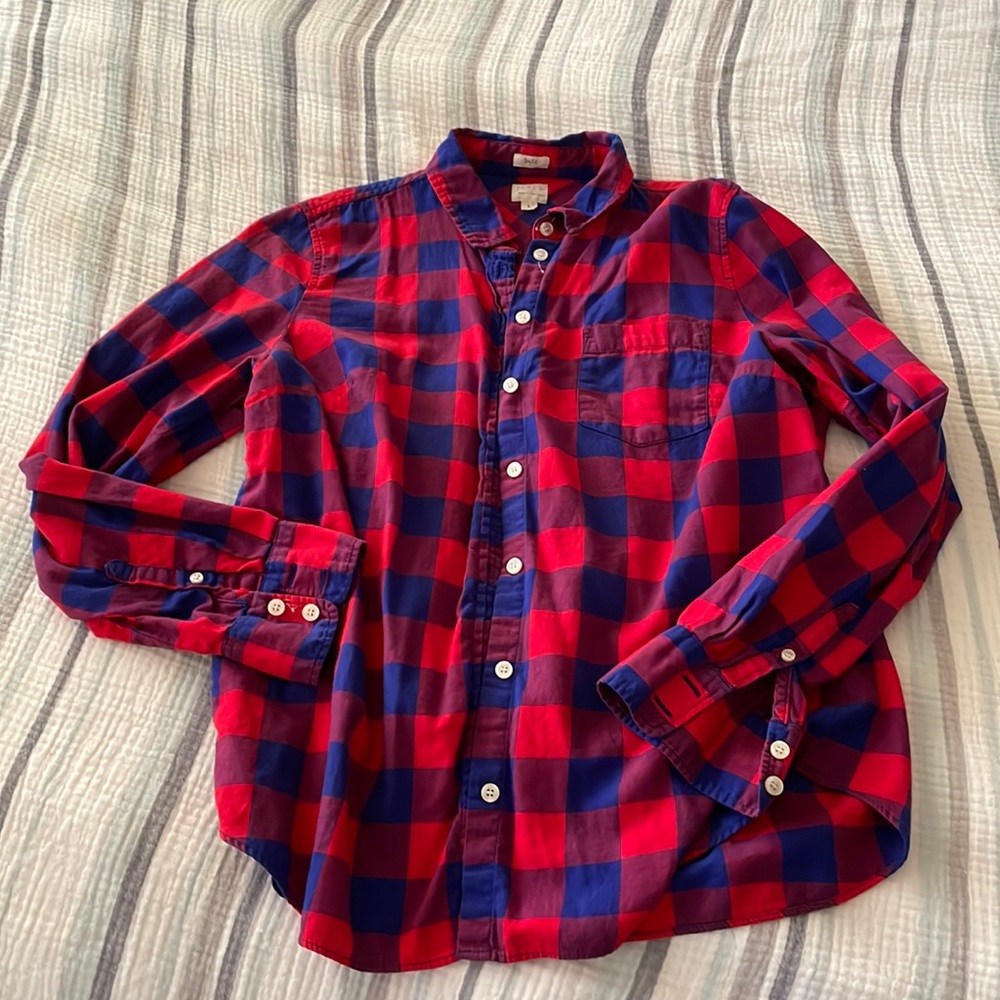 J. Crew Long Sleeve Flannel